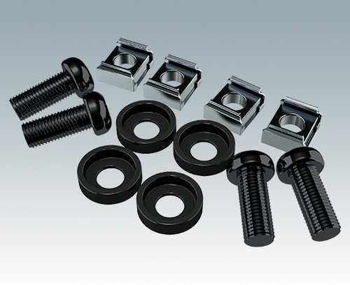 M5900018 19" mounting kit black screws