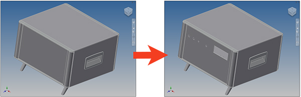 Templates for customised housings