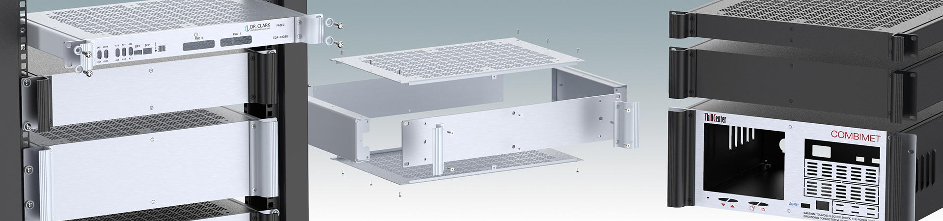 Combimet 19 inch enclosures