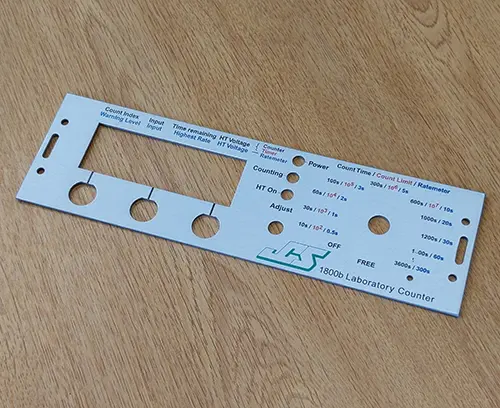 Customised UNIMET front panel
