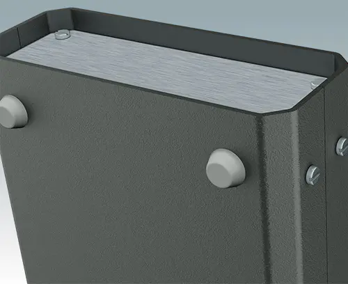 Non-slip rubber foot Ø12.7 x 5 mm