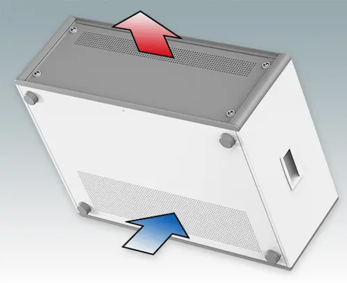 Standard ventilation slots