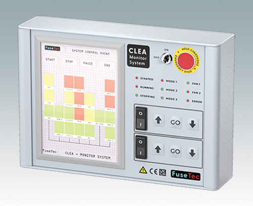 TECHNOMET-CONTROL with a custom front panel for a machine control system 