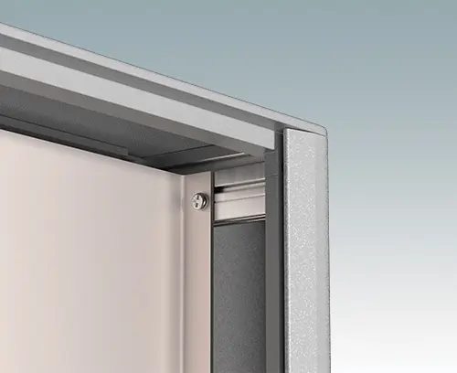 M3 mounting point on the assembly extrusions for fitting internal plates