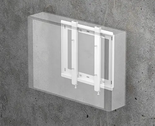 Accessory wall mounting kit (fixed to wall plate)