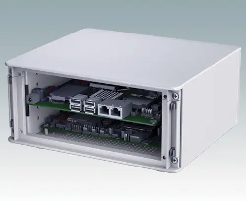 PCB mounting pillars in the base