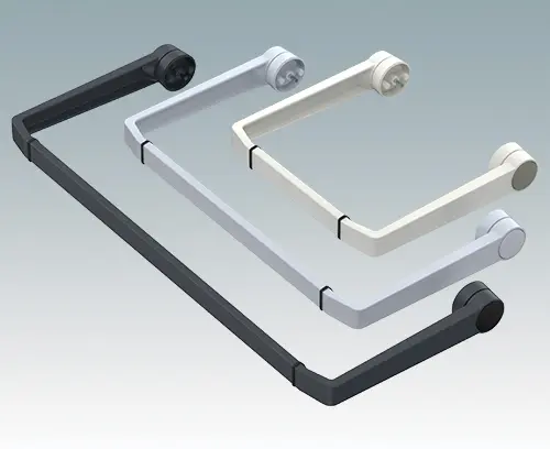 Assembled handle bar, bail arm