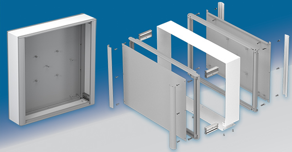 TECHNOMET-CONTROL modular aluminium enclosures