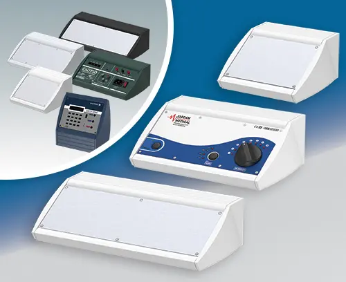 New UNIDESK enclosures in Traffic White (RAL 9016)