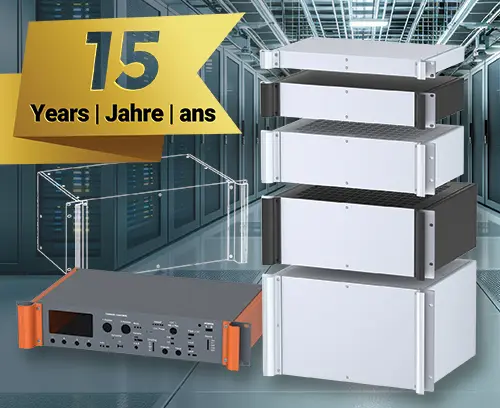 15 years of COMBIMET 19" Rack Cases